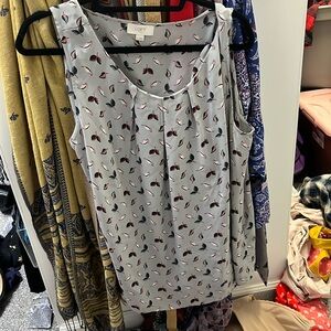 Loft sleeveless top